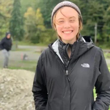 Picture of girl with beanie.